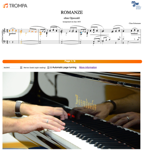 TROMPA Rehearsal Companion (Clara Schumann edition!)